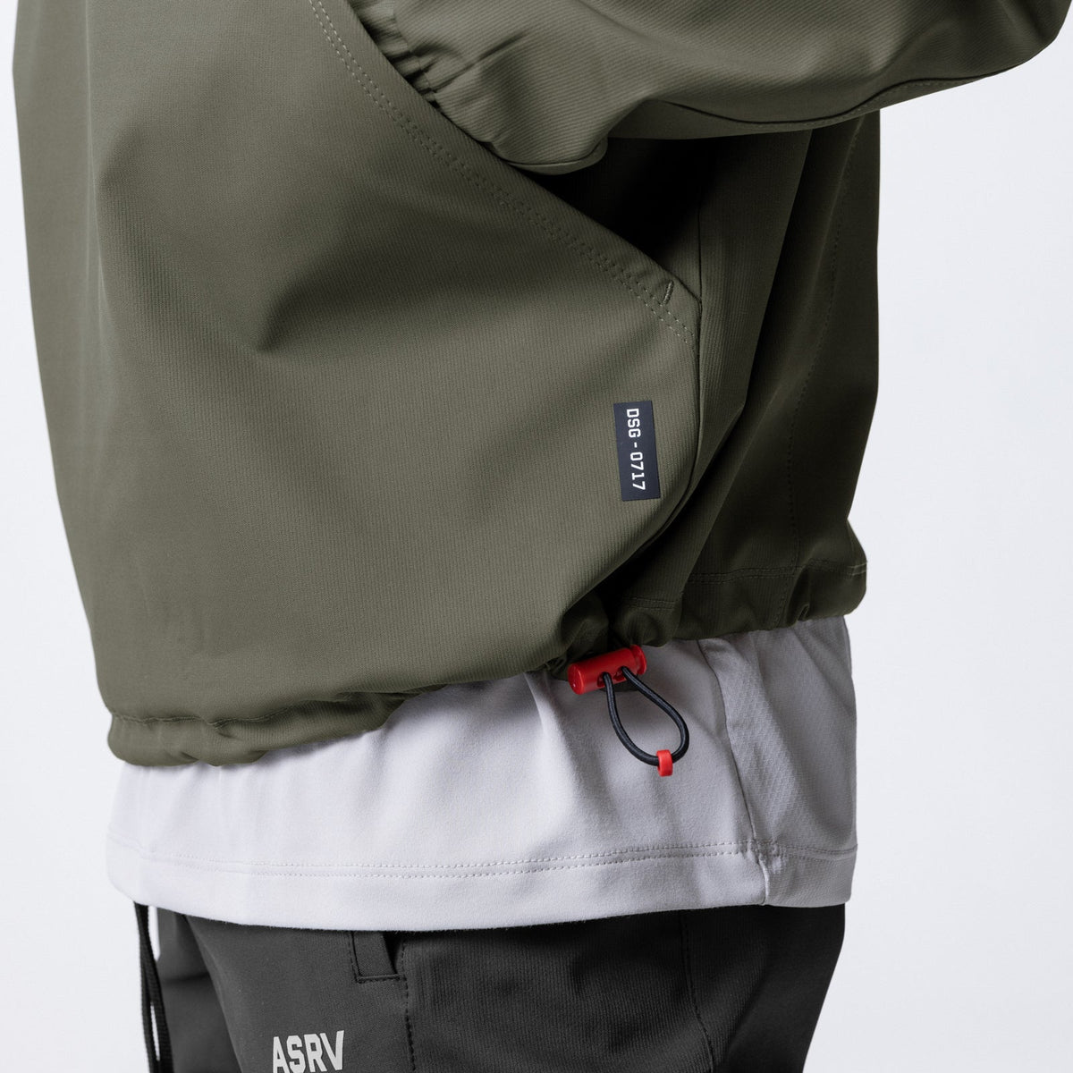 0717. Weather-Ready Anorak Jacket - Olive | ASRV