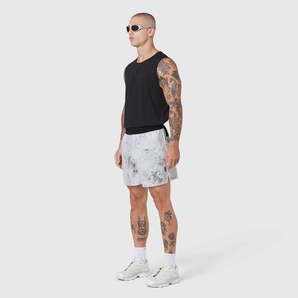 1195. TETRA-LITE® 5" Linerless Training Short - Sedona Snow Camo | ASRV