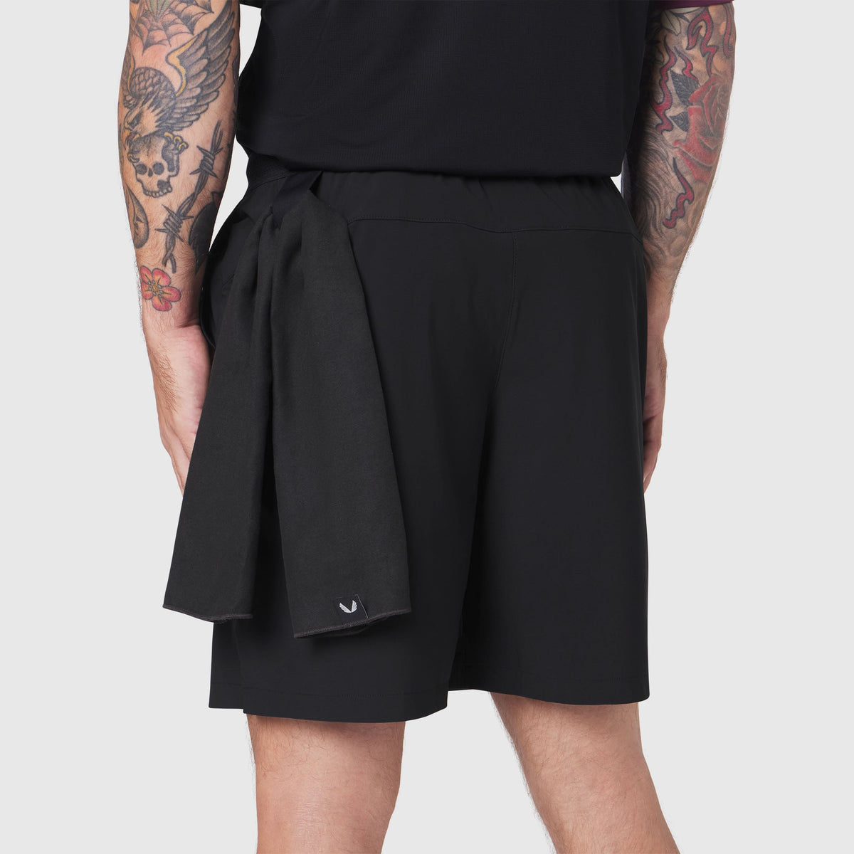 1196. TETRA-LITE® 7" Linerless Training Short - Black | ASRV