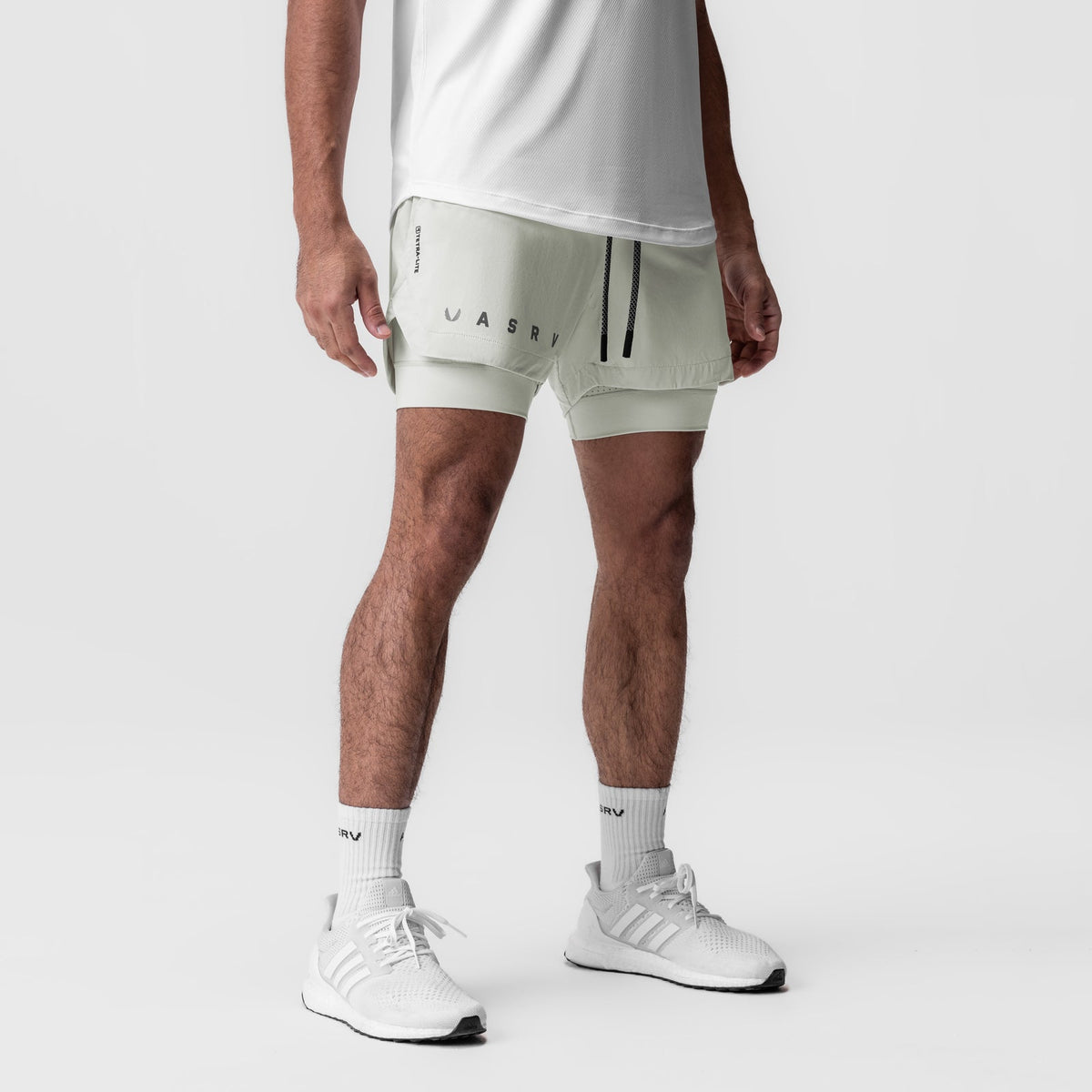 0865. Tetra-Lite® 5" Liner Short - Stone "Reflective Classic" | ASRV