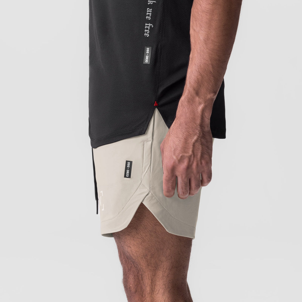 0823. Tetra-Lite® 7" Linerless Short - Sand Smoke "Wings" | ASRV
