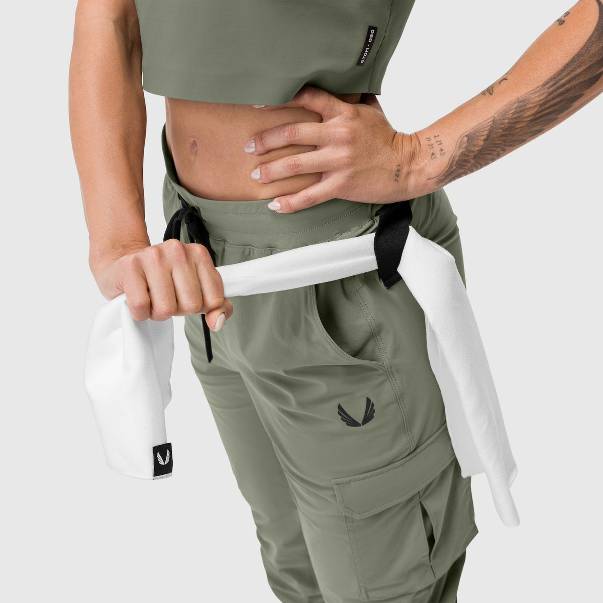 W032. Tetra-Lite® Cargo High Rib Jogger - Sage | ASRV