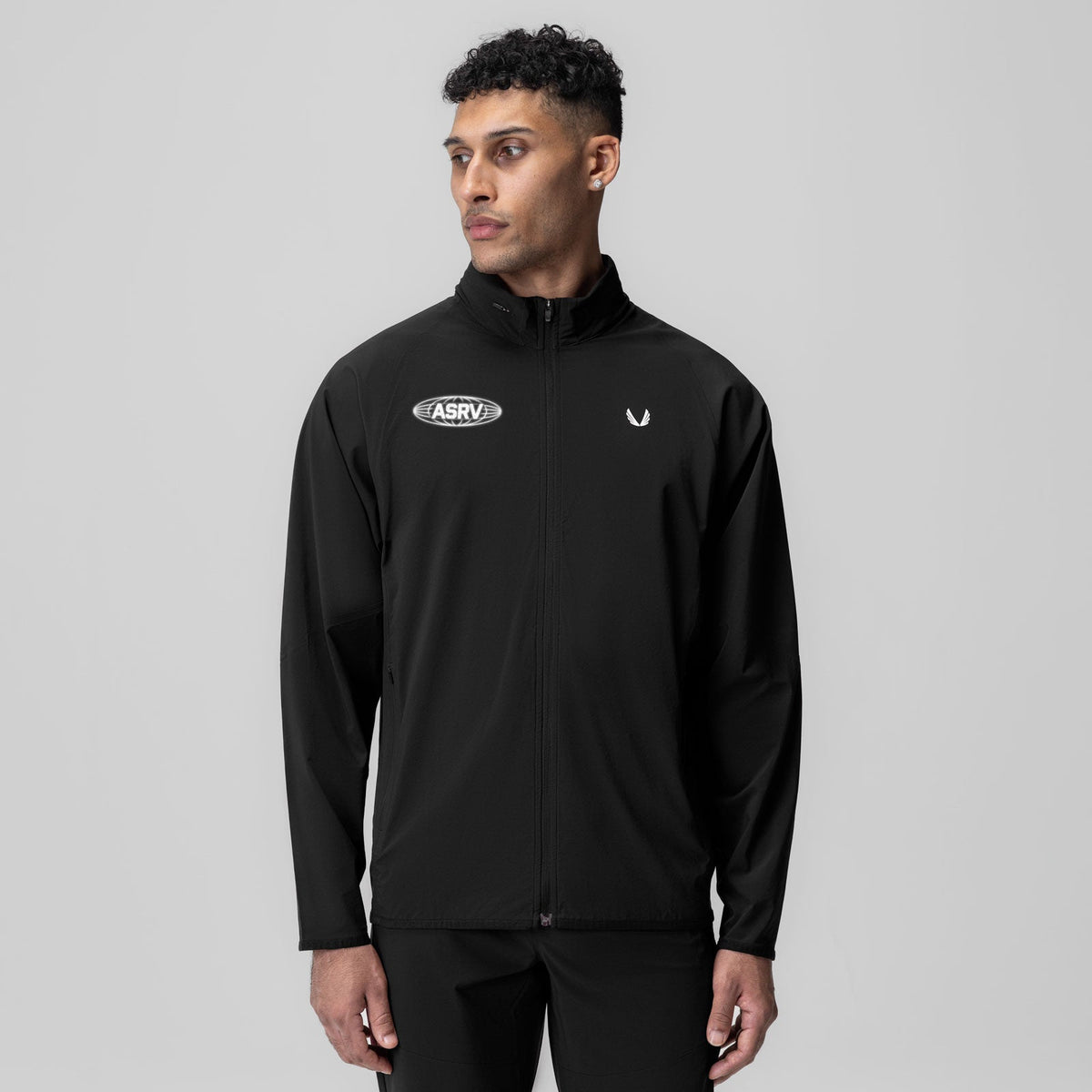 1018. Aerotex™ Weather-Ready Bonded Windbreaker - Black "Global" | ASRV