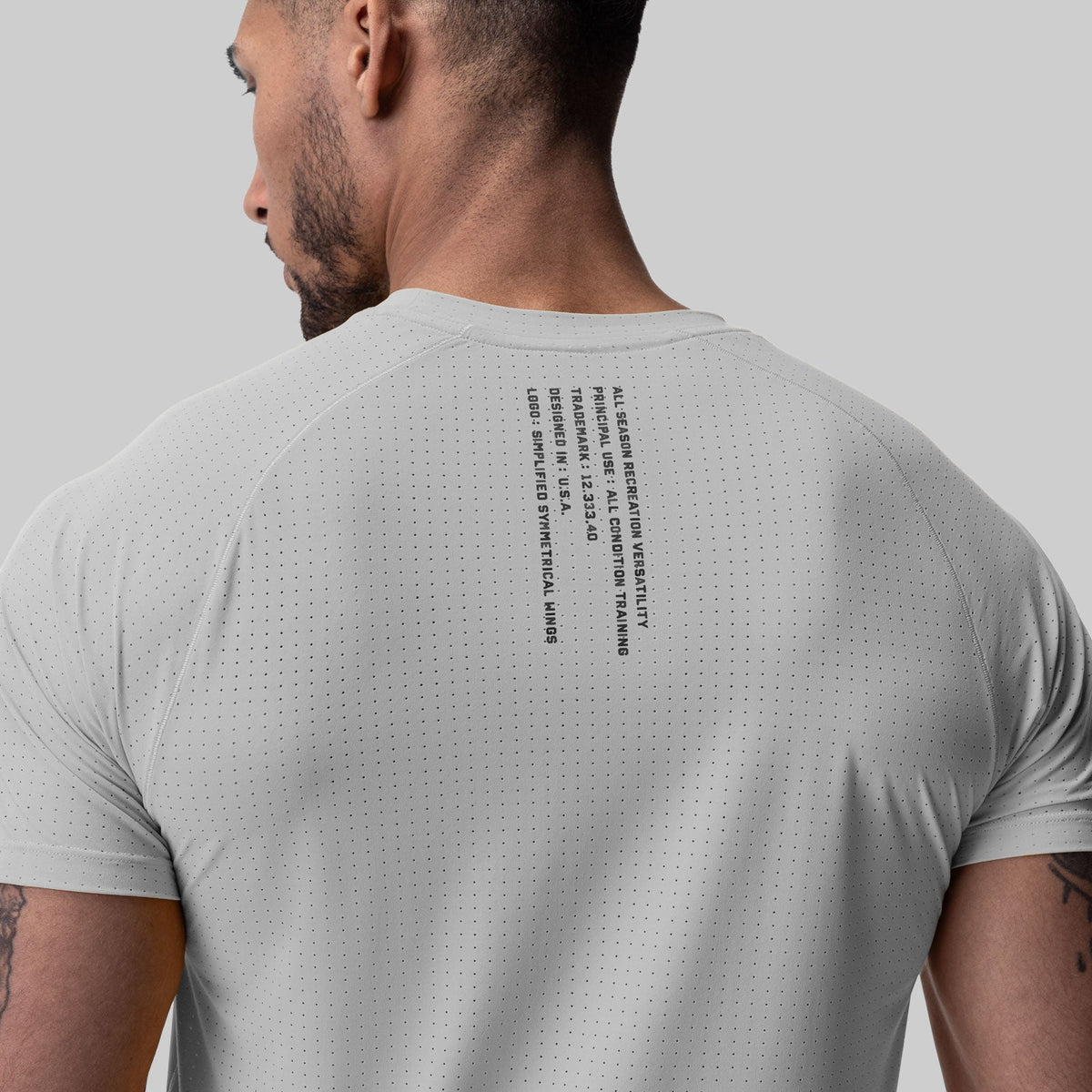 0948. Laser-Vent™ Established Tee - Slate Grey | ASRV