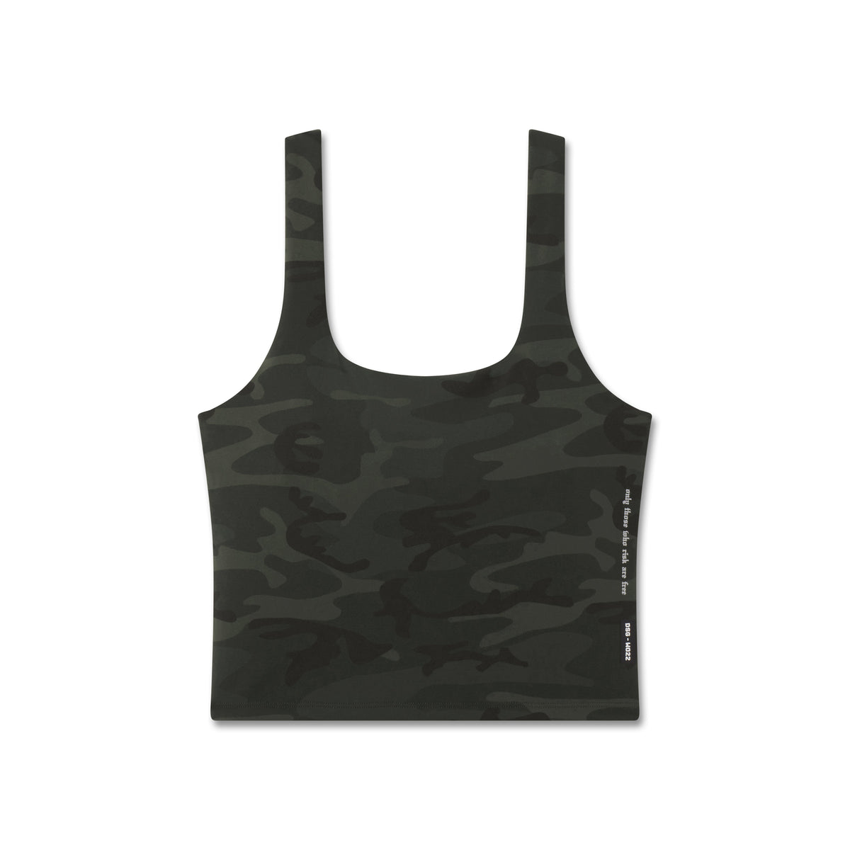 W022. LYCRA® 2-in-1 Tank Top - Dark Camo | ASRV