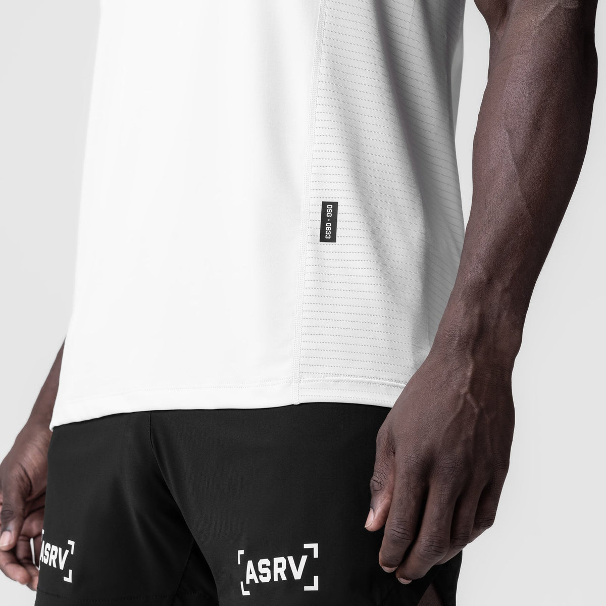 0833. 3D-Lite® 2.0 Lycra® Pro Singlet - White | ASRV
