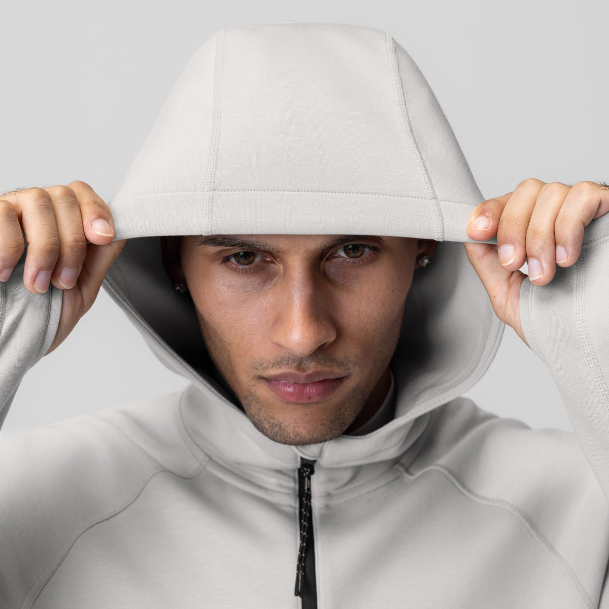 1023. Dri-Core™ Zip Hoodie - Light Grey | ASRV