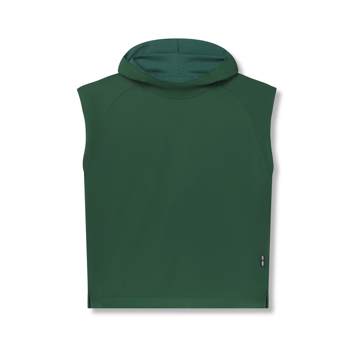 0983. Reversible 2-in-1 Cutoff Hoodie - Forest Green | ASRV