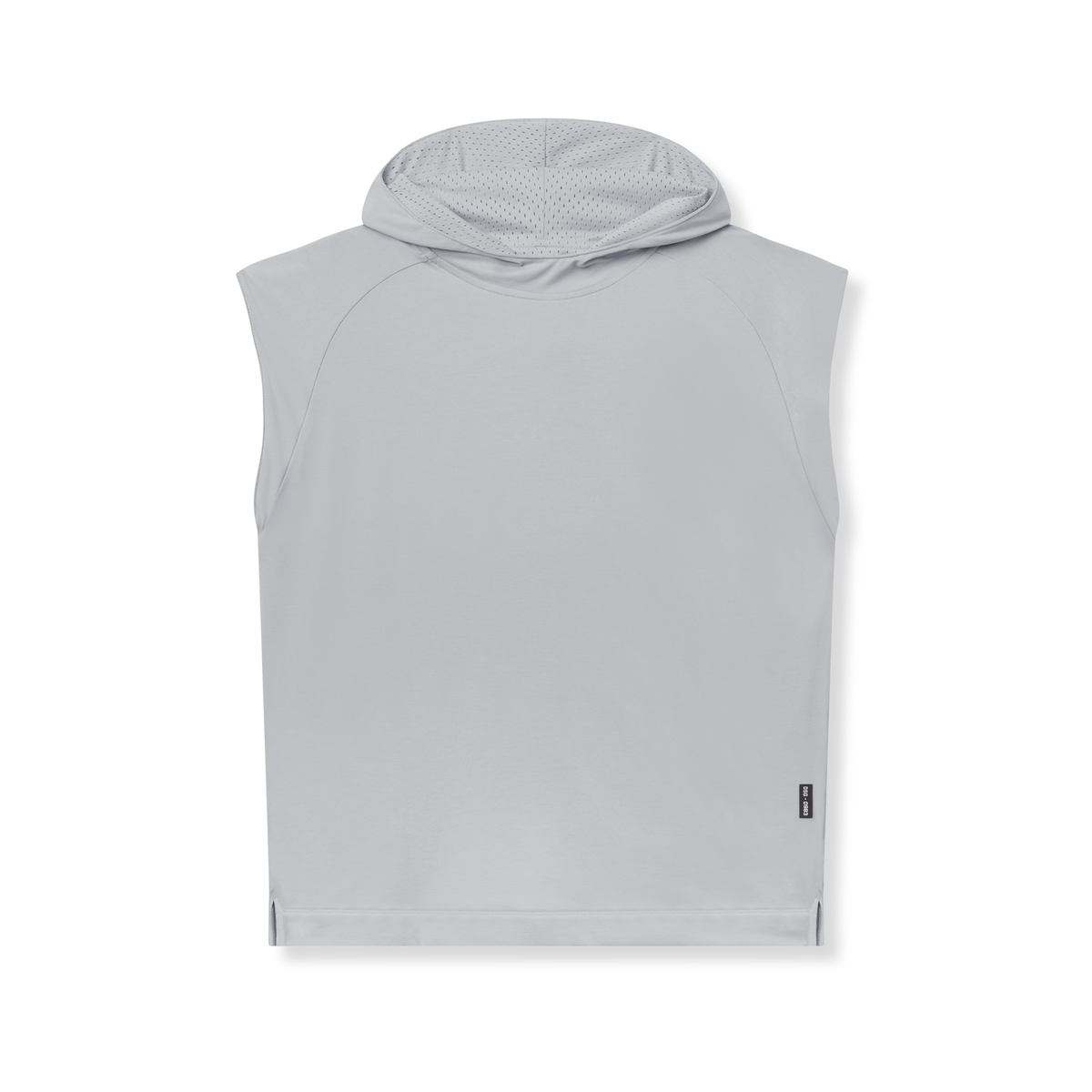 0983. Reversible 2-in-1 Cutoff Hoodie - Slate Grey | ASRV