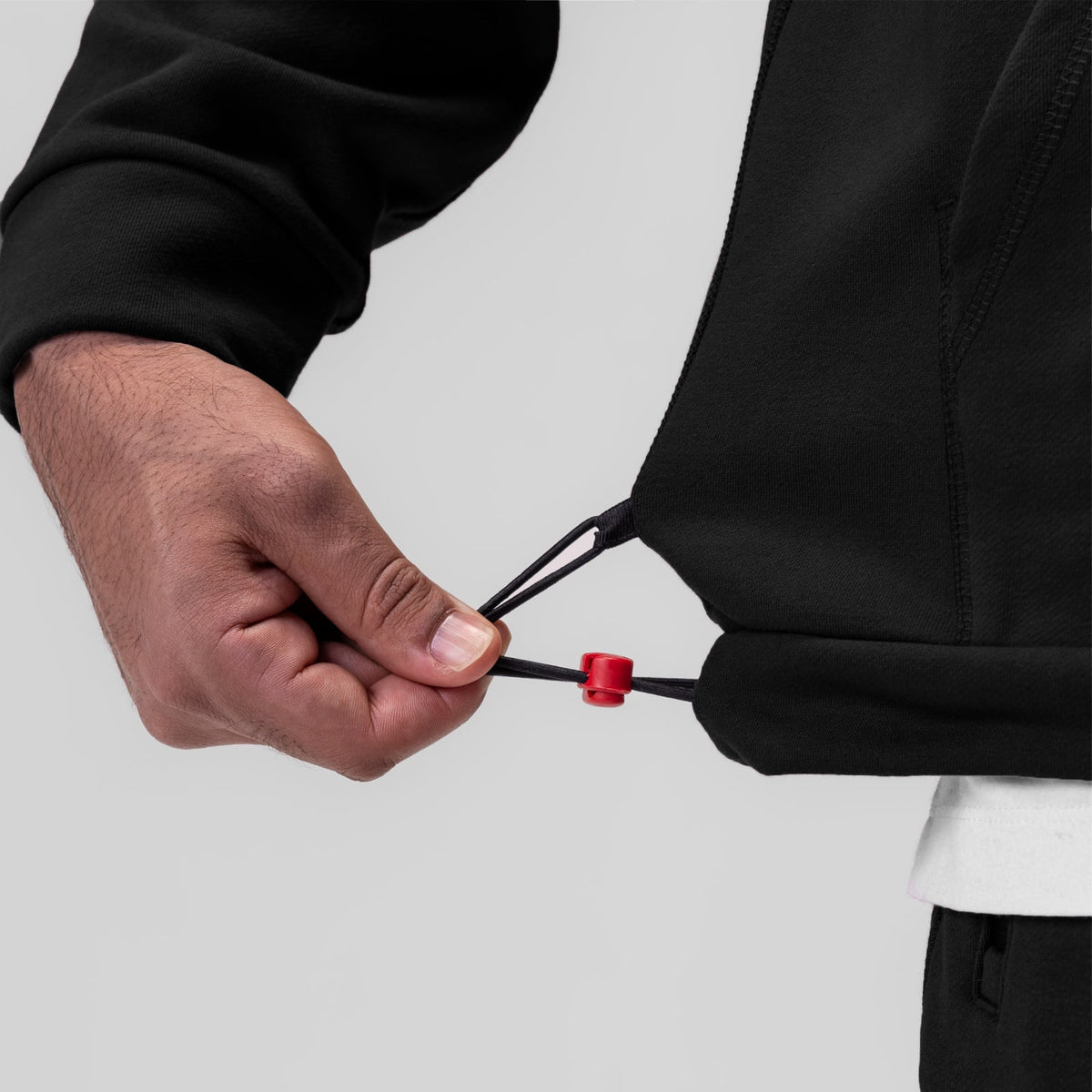 0905. Tech-Terry™ Weather-Ready Training Hoodie - Black "ASRV" | ASRV