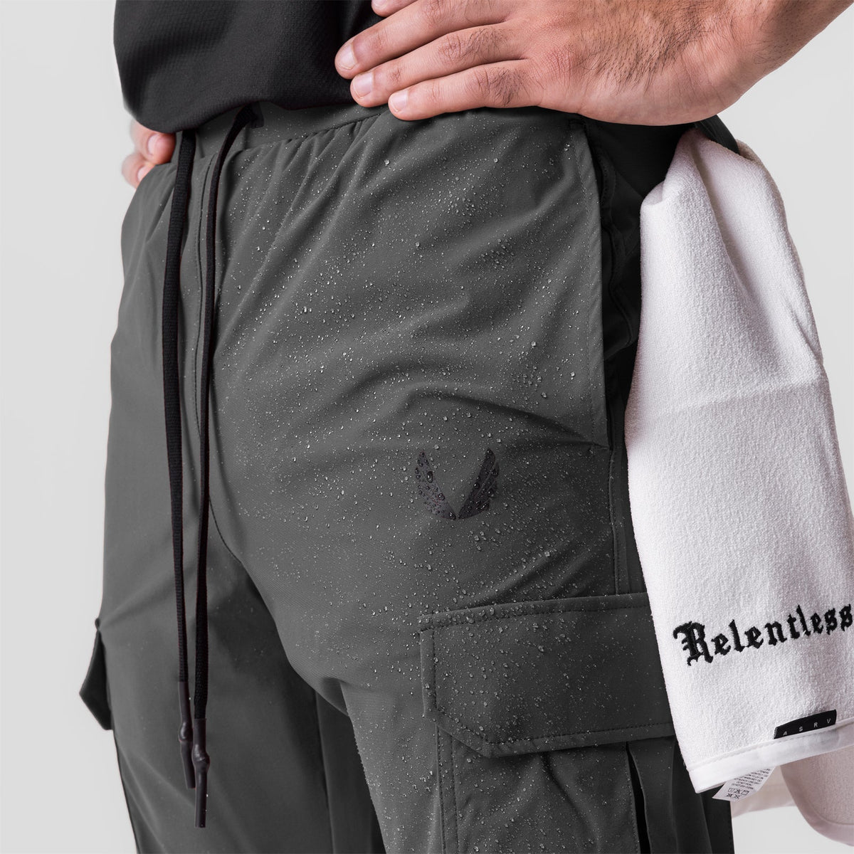 0825. Tetra-Lite® Cargo High Rib Jogger - Space Grey | ASRV