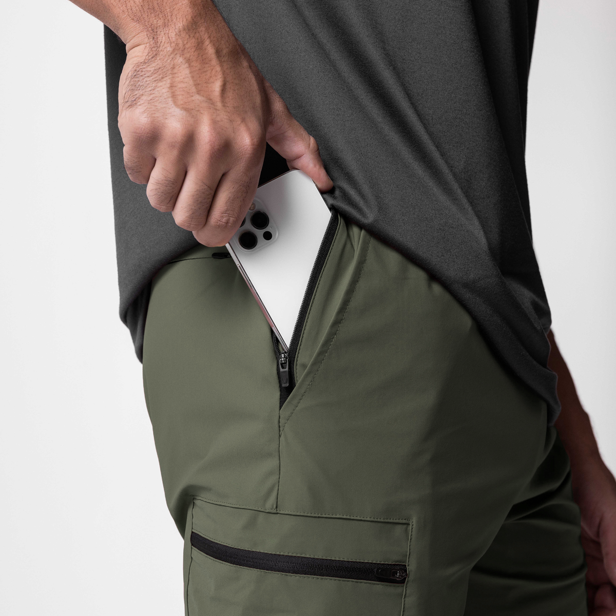0656. Tetra-Lite® Standard Zip Jogger - Olive | ASRV