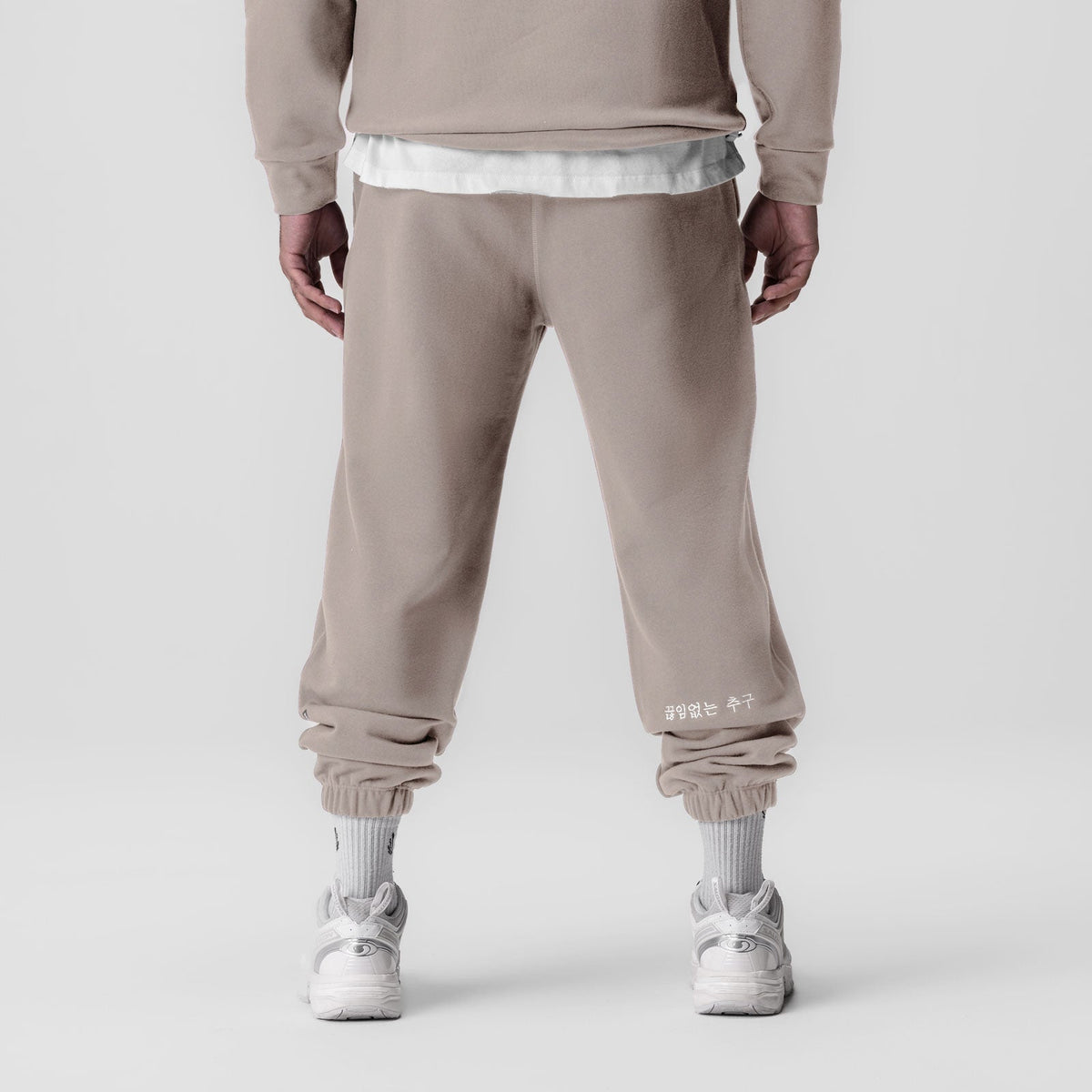 0655. Tech-Terry™ Oversized Sweats - Chai "Emblem" | ASRV