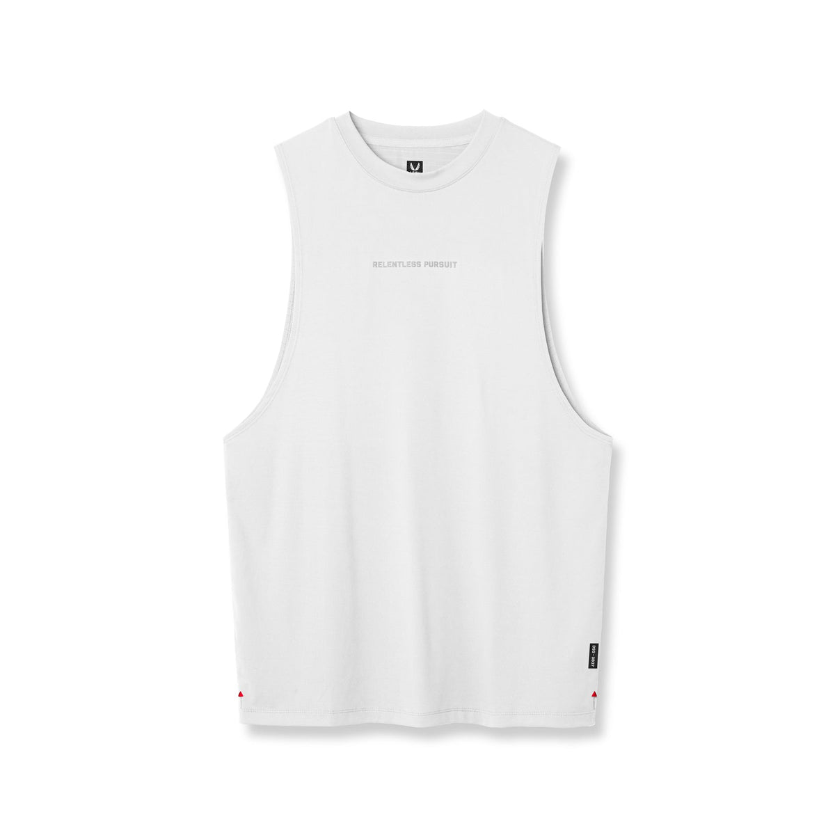 0837. 3D-Lite® 2.0 Lycra® Muscle Tank - White "RP" | ASRV