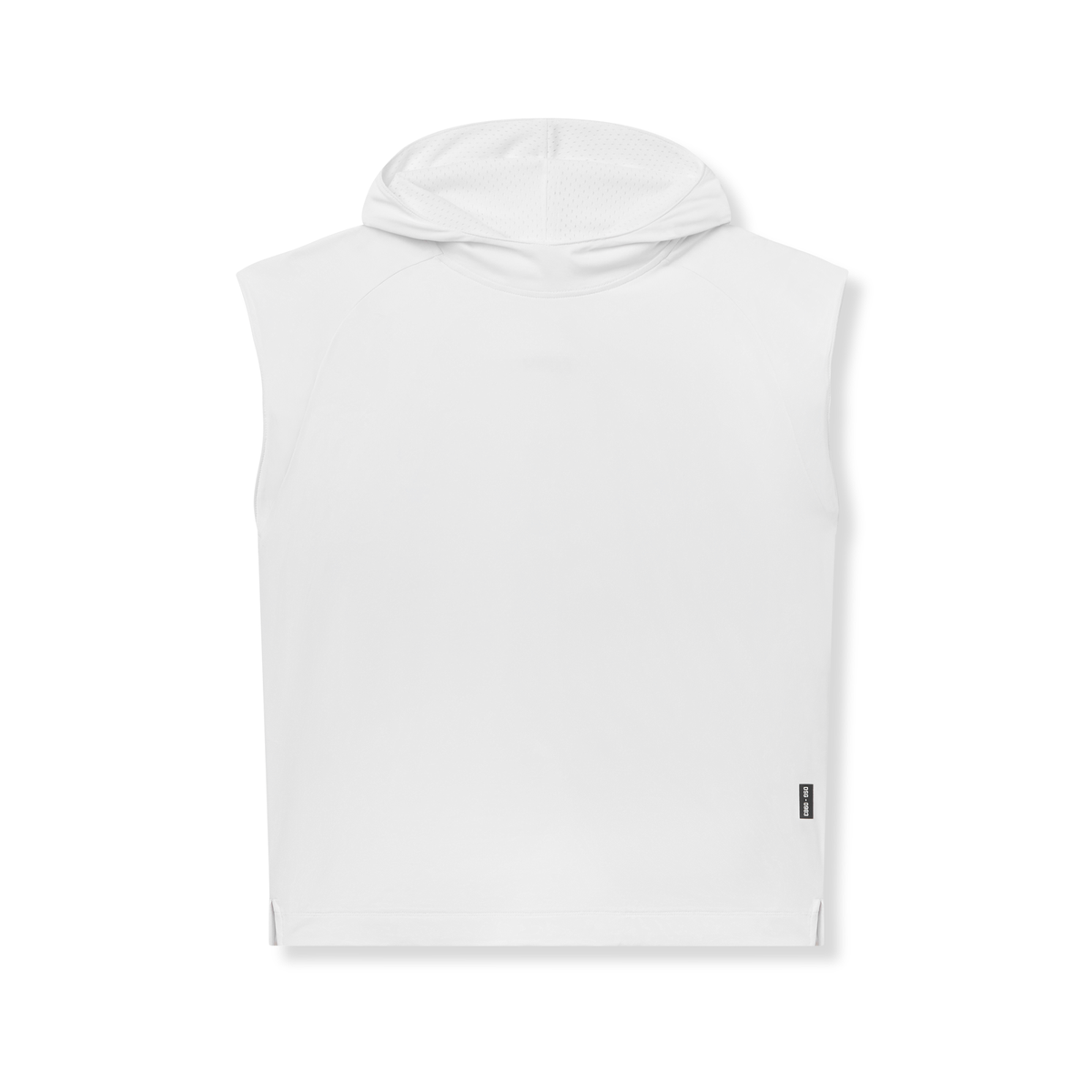 0983. Reversible 2-in-1 Cutoff Hoodie - White | ASRV