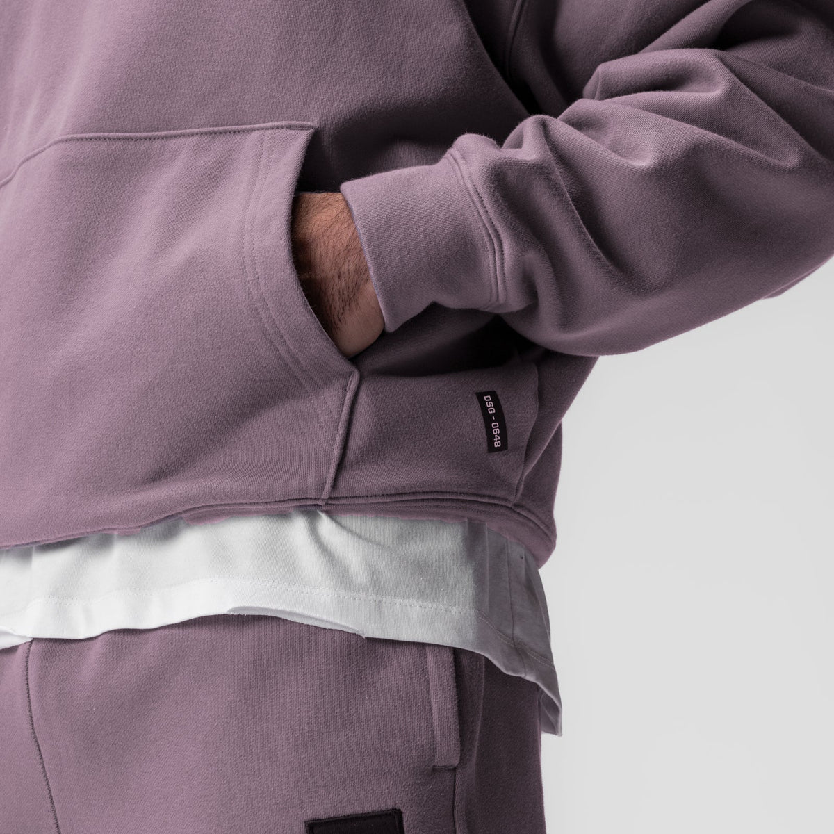0648. Tech-Terry™ Hoodie - Moonscape "Space Bracket" | ASRV