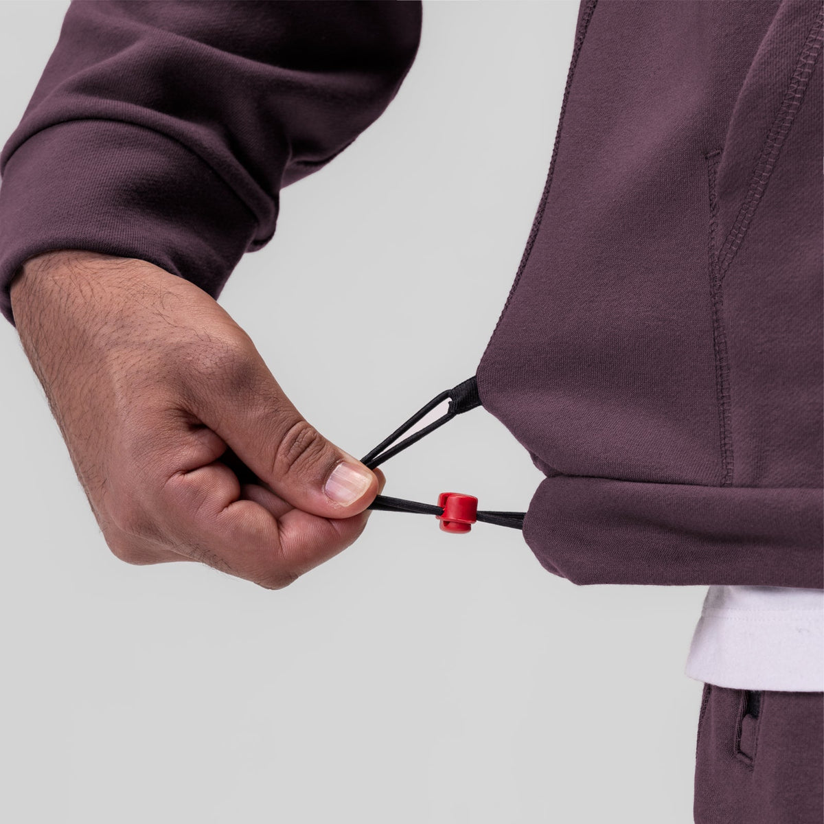 0905. Tech-Terry™ Weather-Ready Training Hoodie - Deep Purple "ASRV" | ASRV