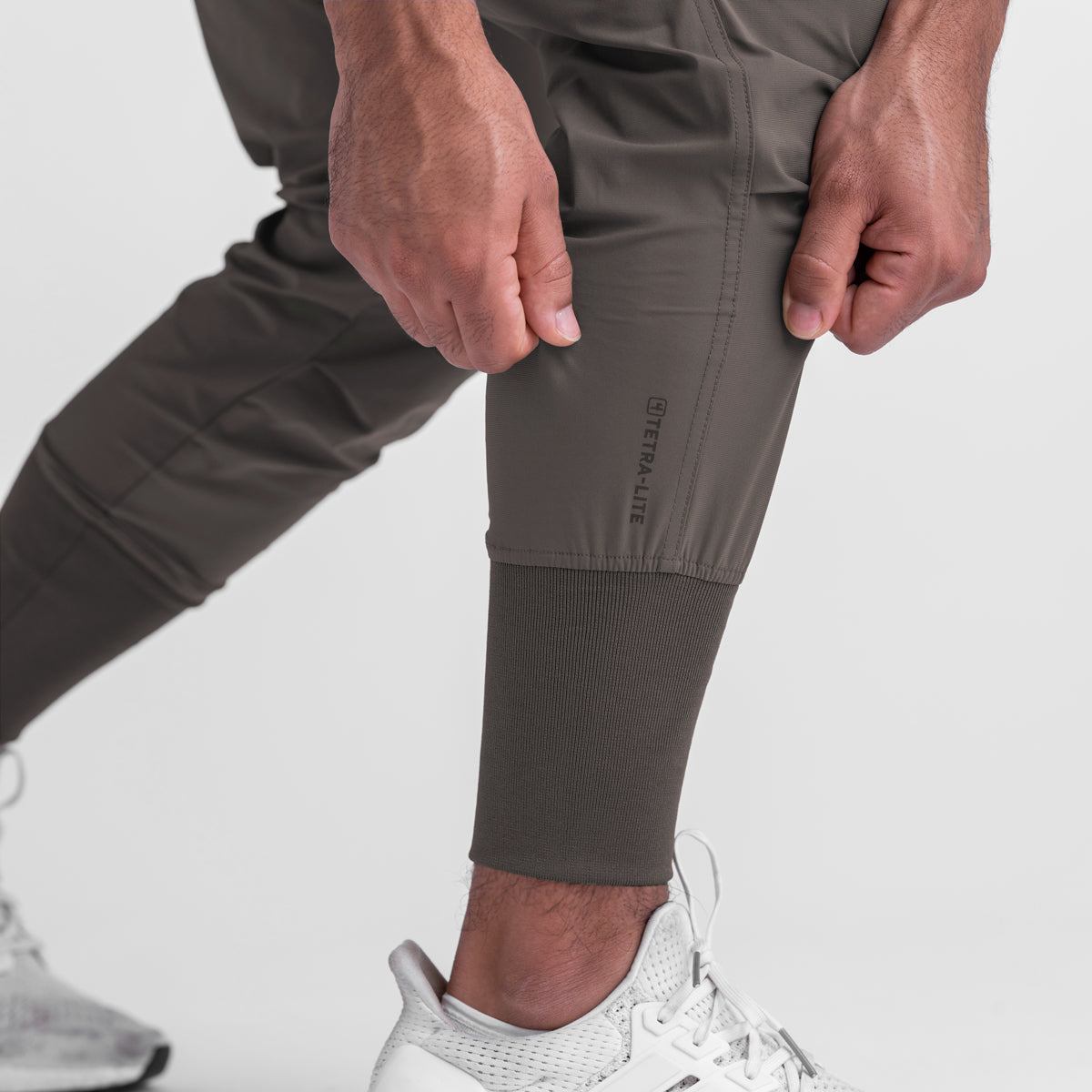 0437. Tetra-Lite® Cargo High Rib Jogger - Deep Taupe | ASRV