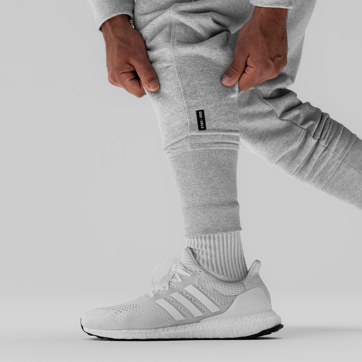 0915. Tech-Terry™ High Rib Jogger - Heather Grey "ASRV" | ASRV
