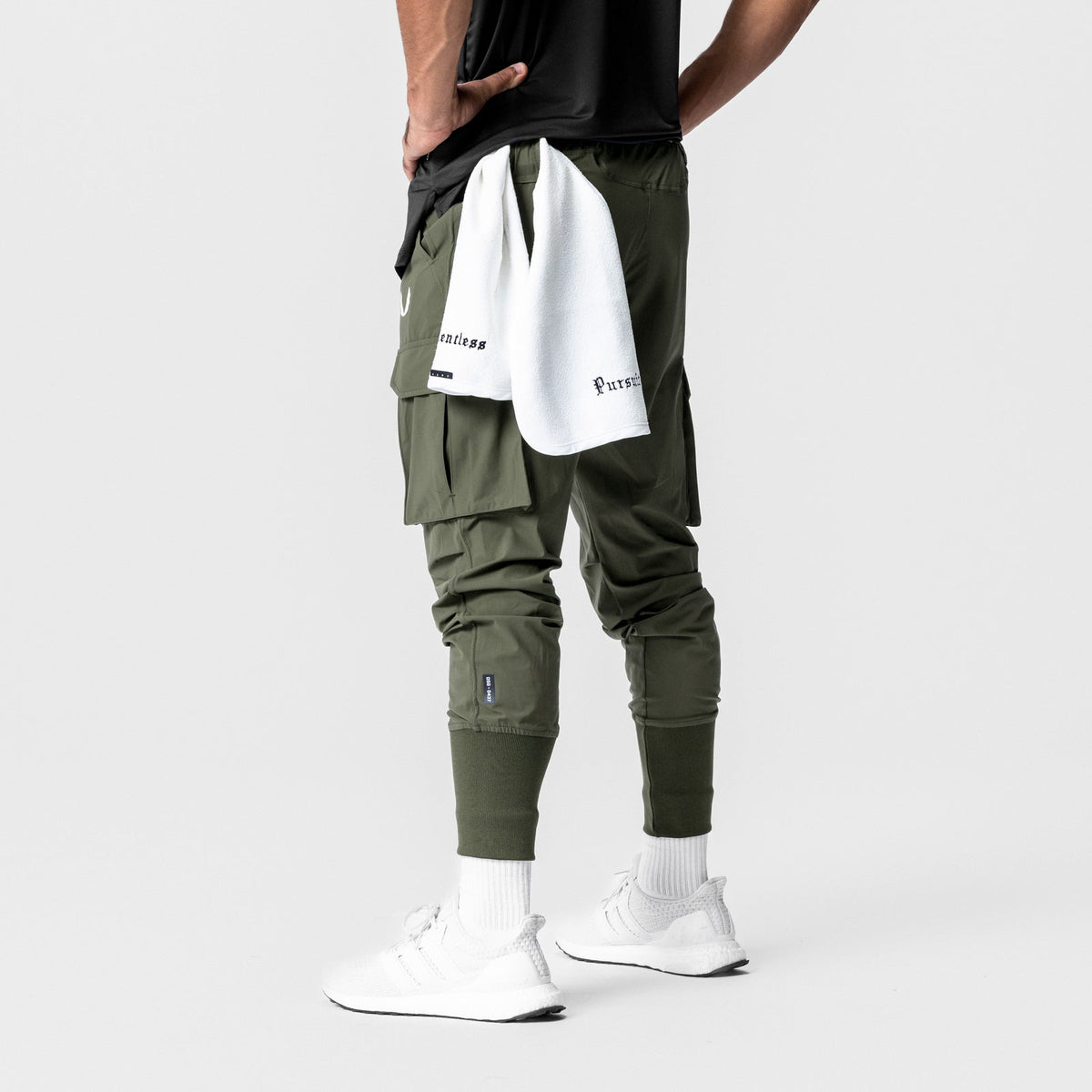 0437. Tetra-Lite® Cargo High Rib Jogger - Olive | ASRV