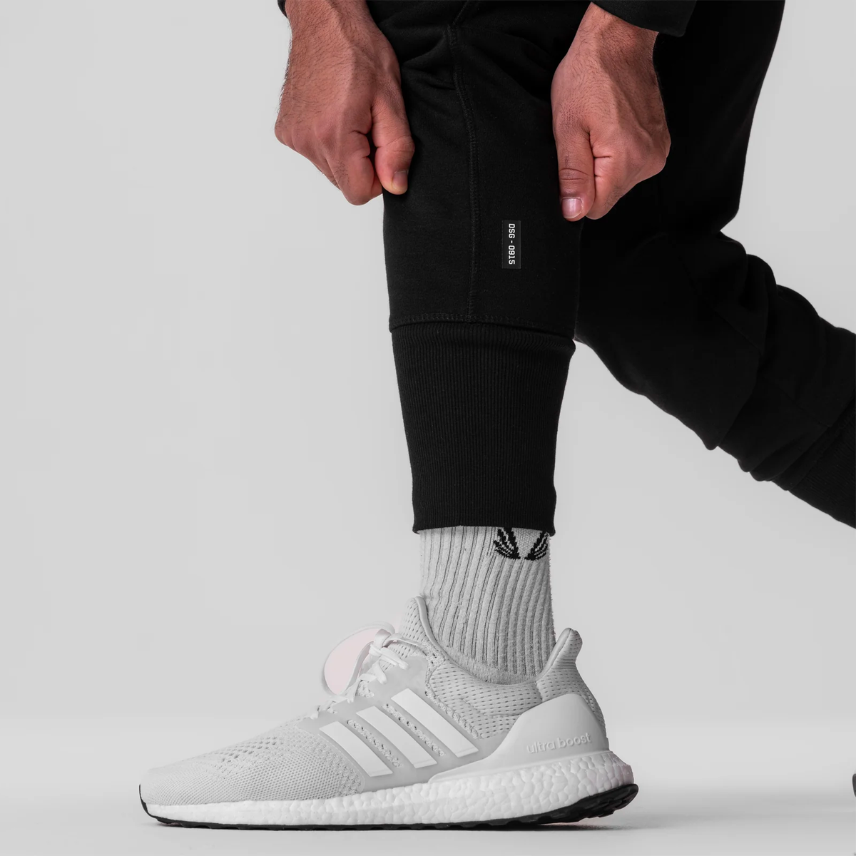 0915. Tech-Terry™ High Rib Jogger - Black "ASRV" | ASRV