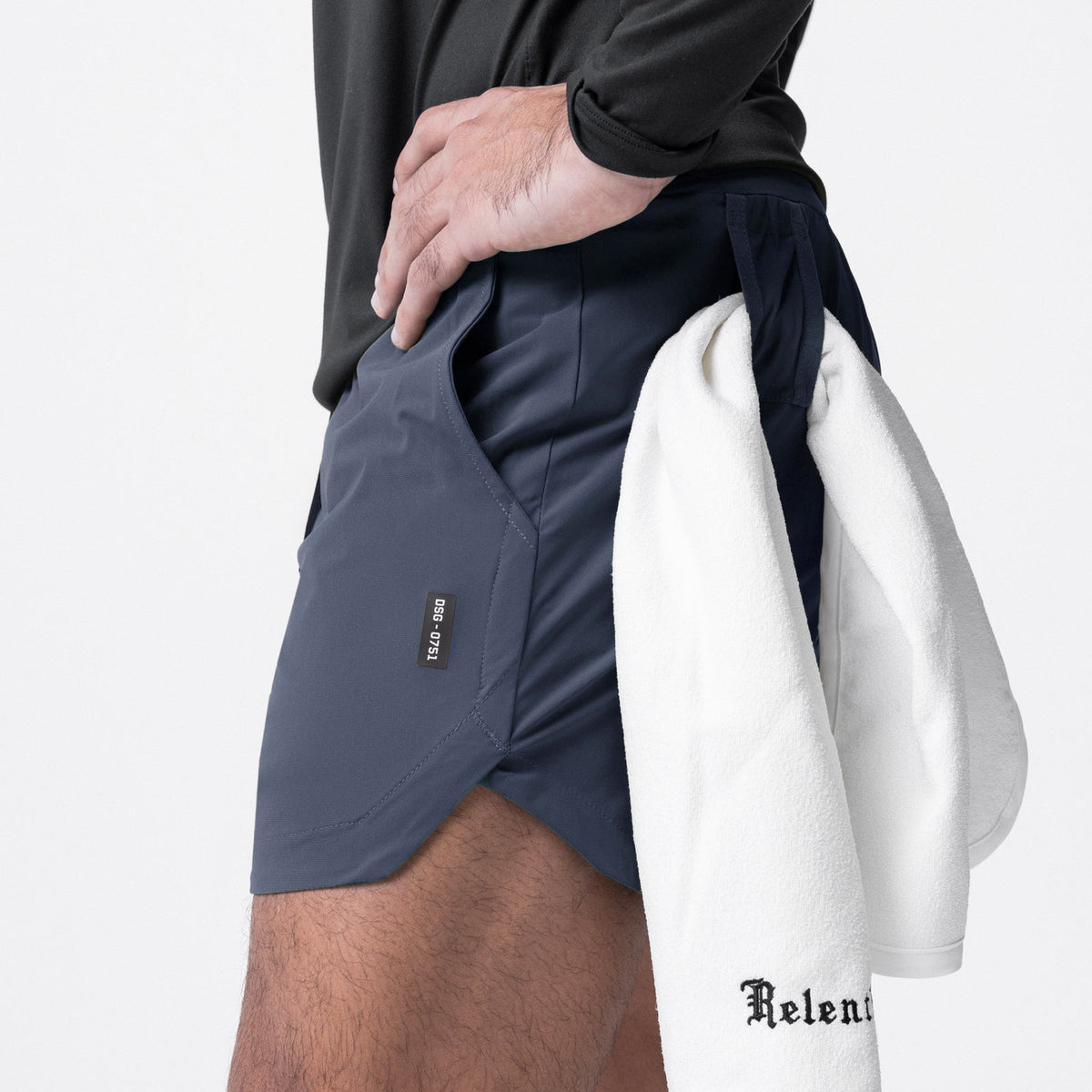 0751. Tetra-Lite® 5" Linerless Short - Navy "Wings" | ASRV