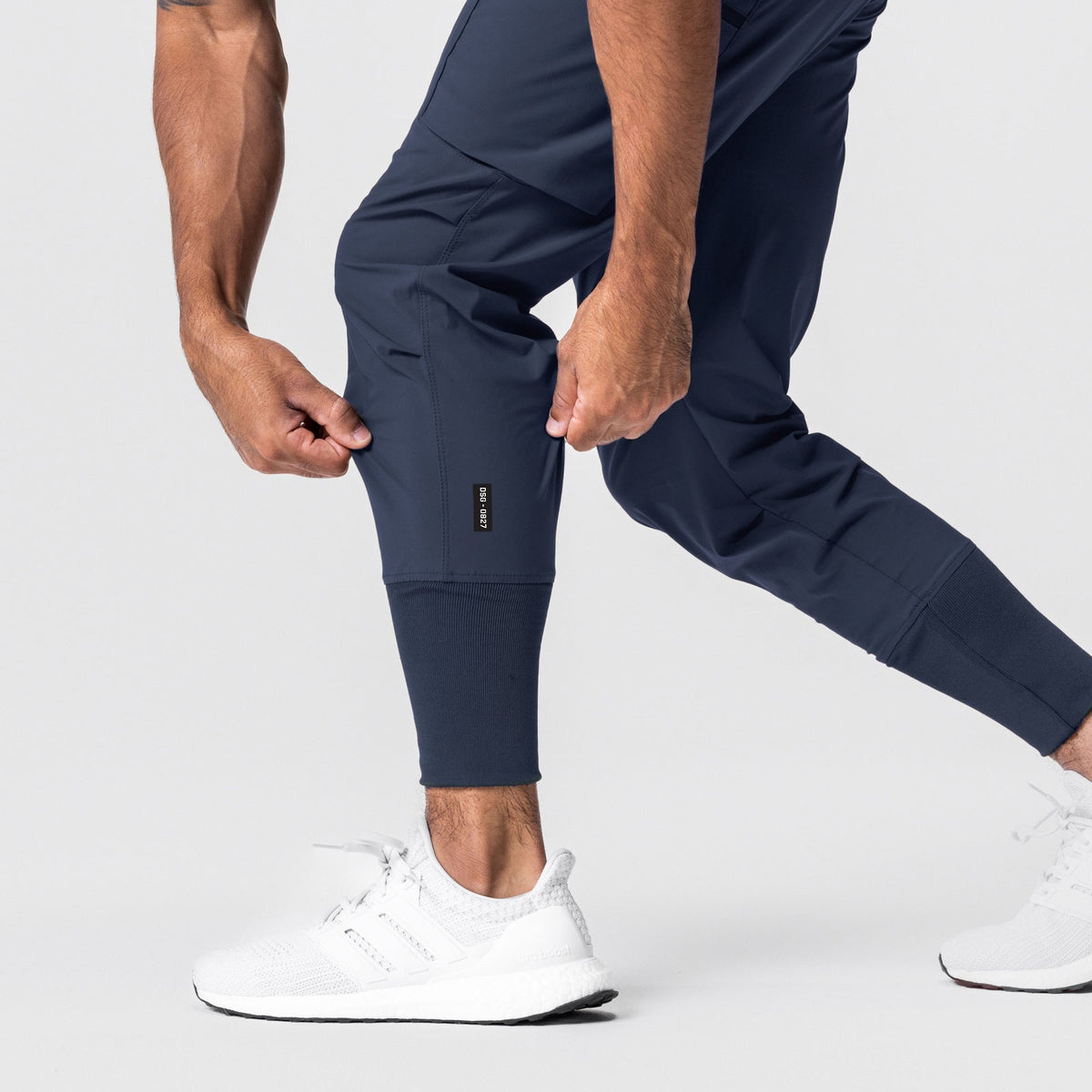 0827. Tetra-Lite® Inlay Pocket High Rib Jogger - Navy | ASRV