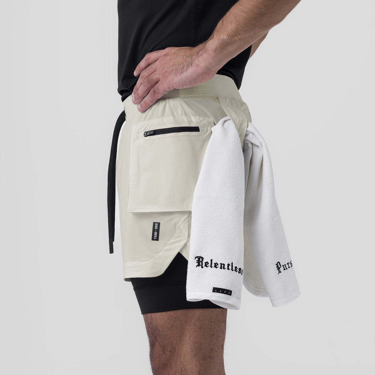 0651. Tetra-Lite® 5" Liner Cargo Short - Stone | ASRV