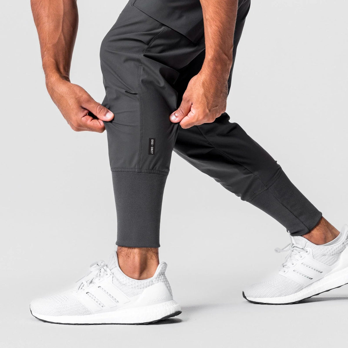 0827. Tetra-Lite® Inlay Pocket High Rib Jogger - Space Grey | ASRV