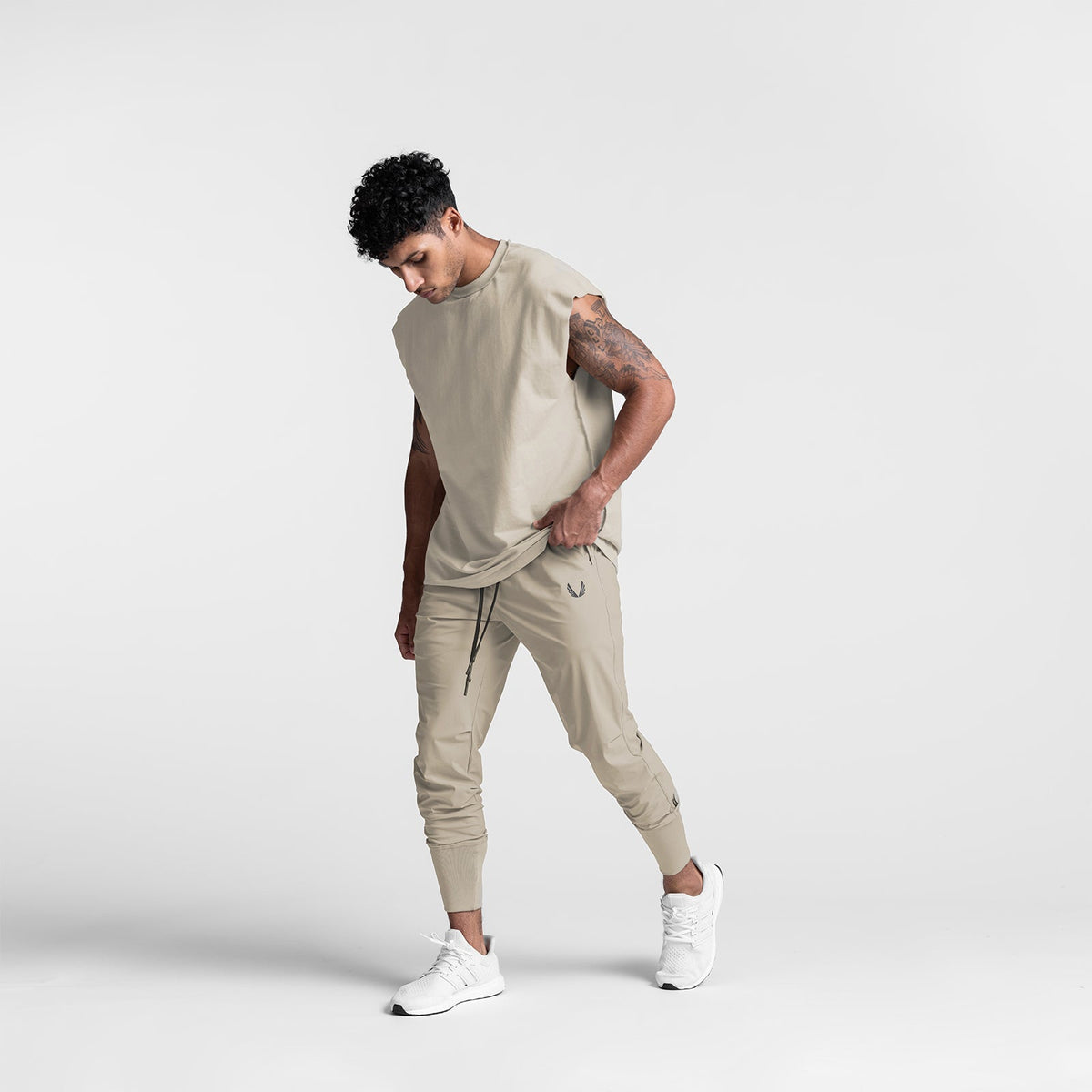 0477. Tetra-Lite® High Rib Jogger - Sand Smoke | ASRV