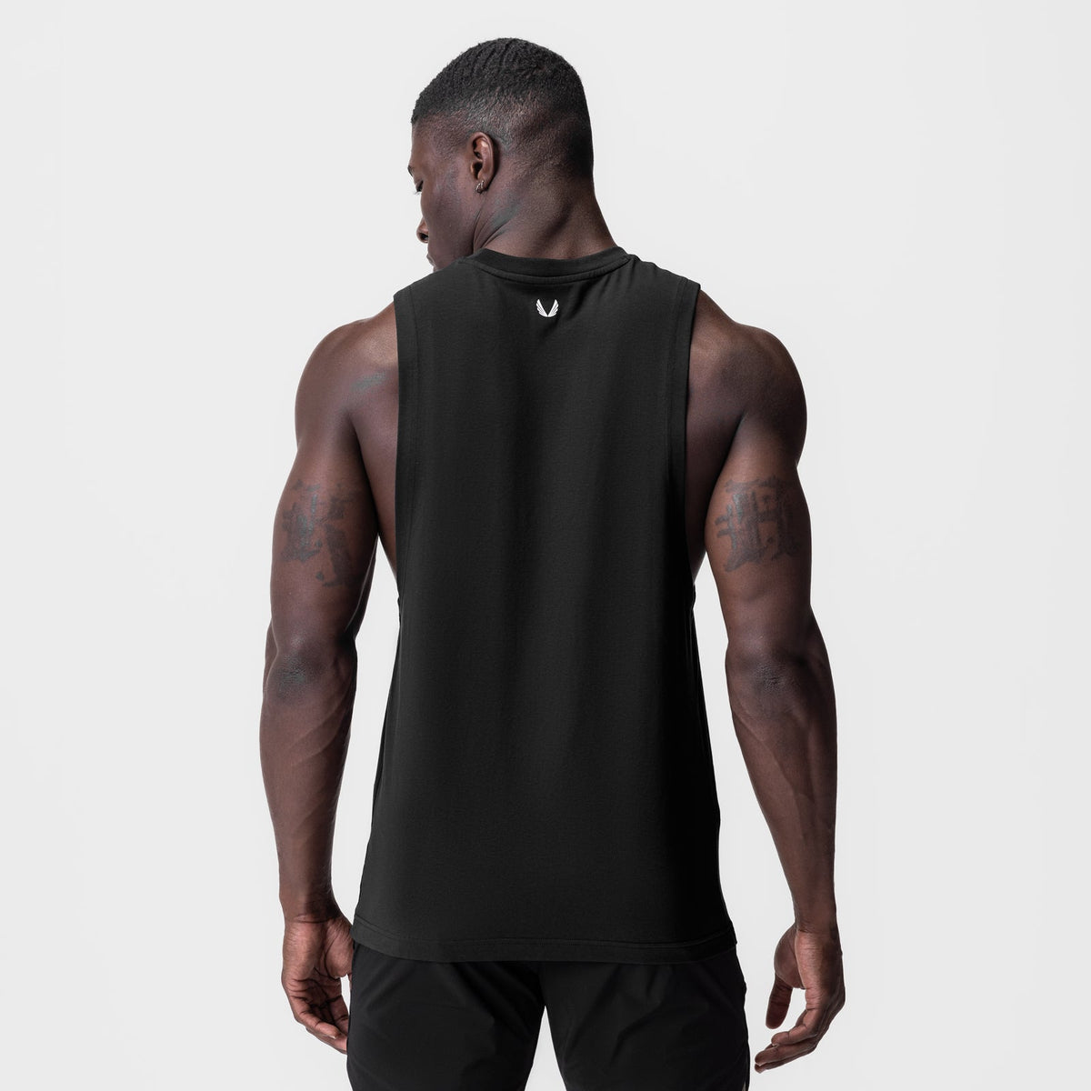 0926. Supima® Muscle Tank - Black | ASRV