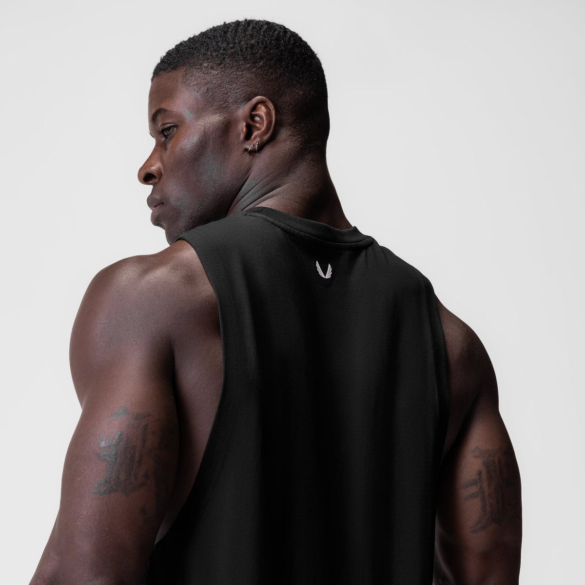 0926. Supima® Muscle Tank - Black | ASRV