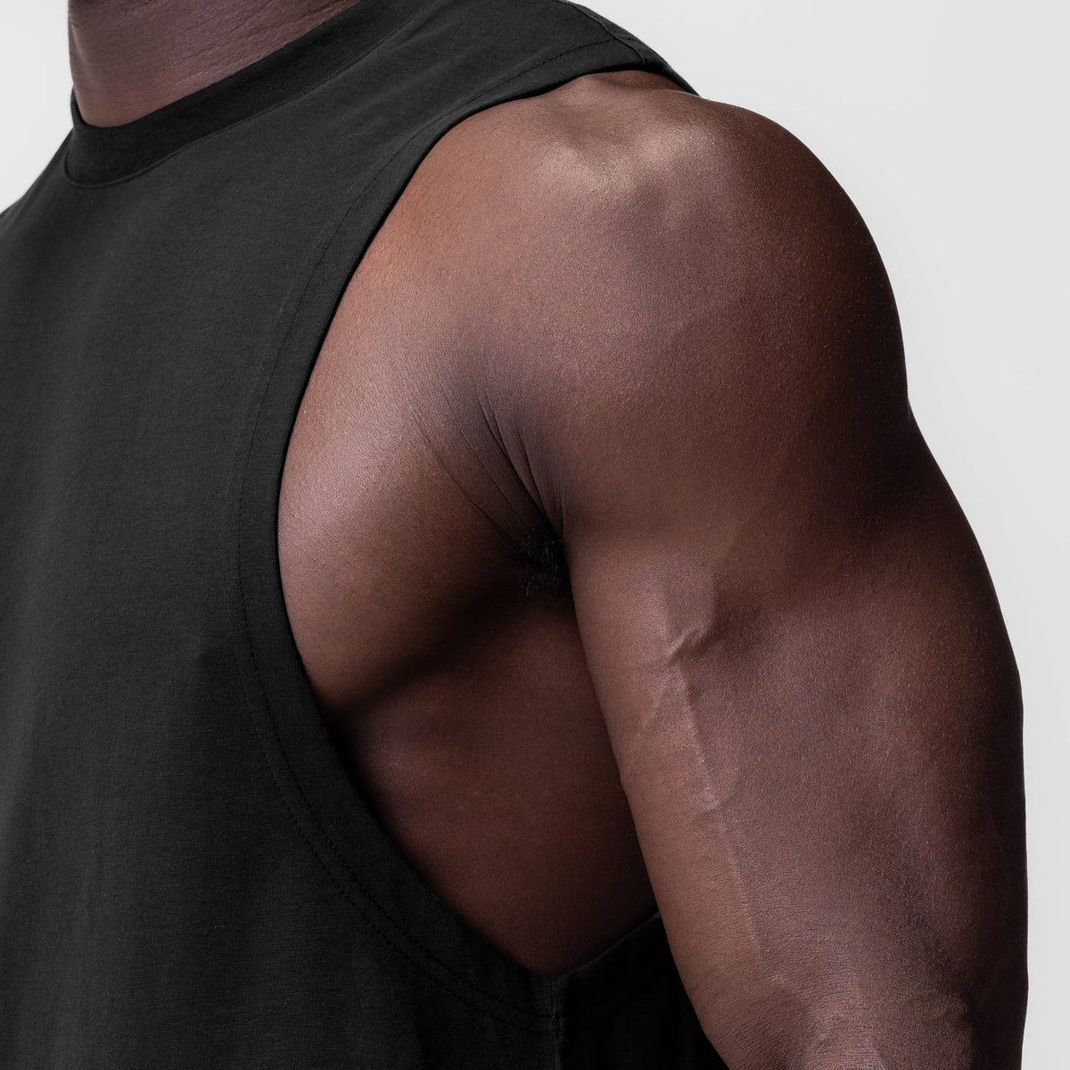 0926. Supima® Muscle Tank - Black | ASRV