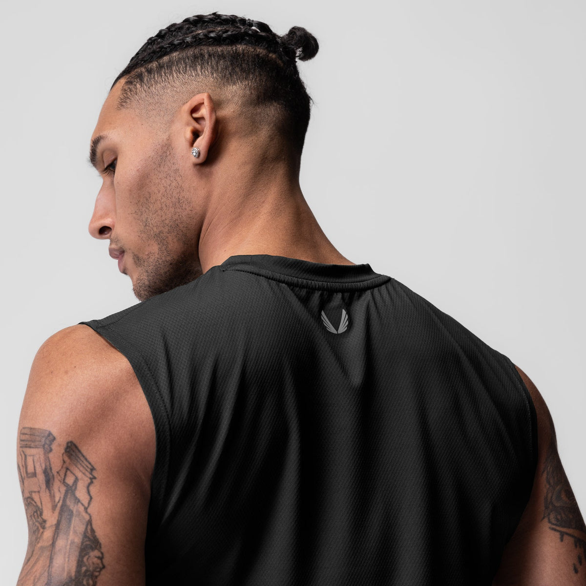 0757. AeroSilver® Cutoff Tank - Black | ASRV