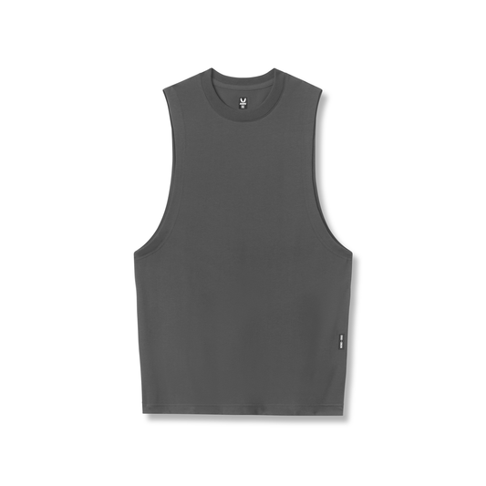 0926. Supima® Muscle Tank - Space Grey | ASRV