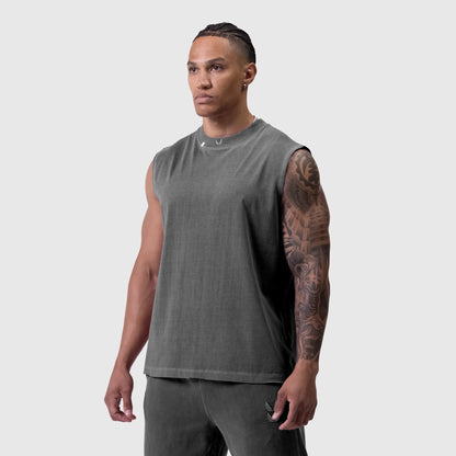 0807. Tech Essential™ Relaxed Cutoff - Faded Grey | ASRV