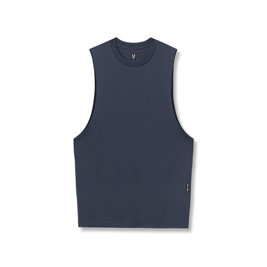 0926. Supima® Muscle Tank - Navy | ASRV