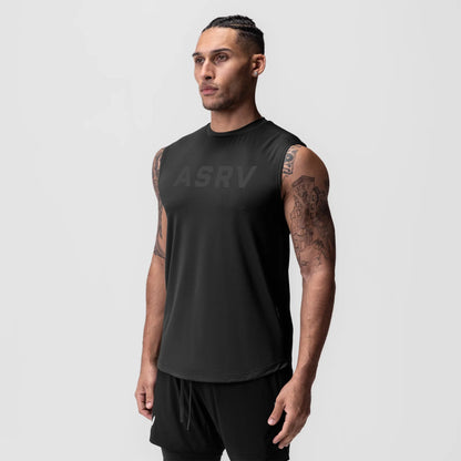 0757. AeroSilver® Cutoff Tank - Black "ASRV" | ASRV
