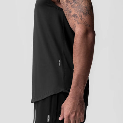 0757. AeroSilver® Cutoff Tank - Black "ASRV" | ASRV