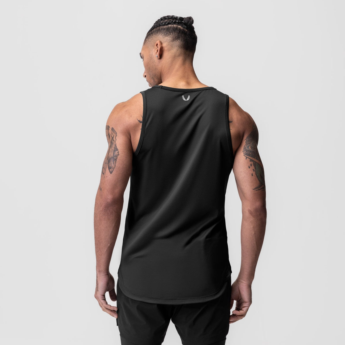 0830. AeroSilver® Tank Top - Black | ASRV