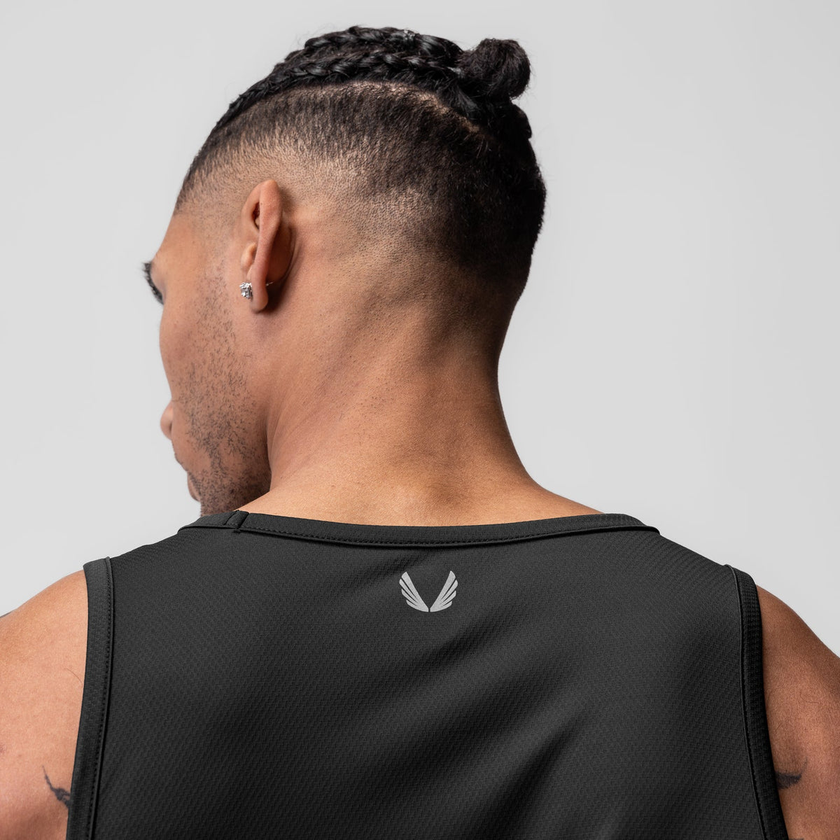0830. AeroSilver® Tank Top - Black | ASRV