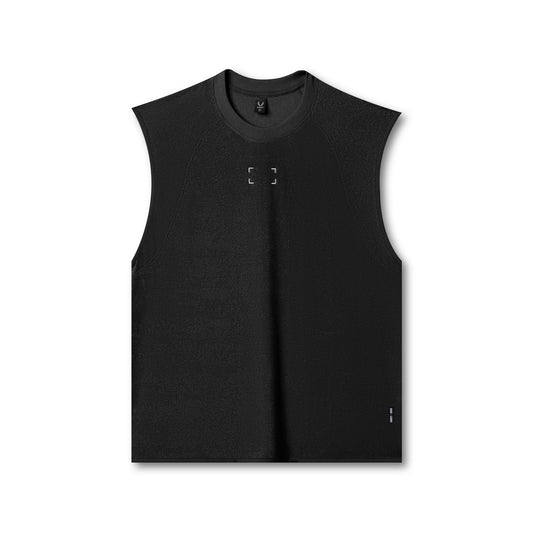 1092. Towel Terry Cutoff - Black | ASRV