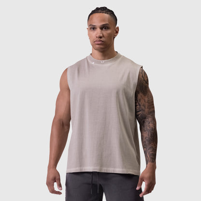 0807. Tech Essential™ Relaxed Cutoff - Faded Chai | ASRV