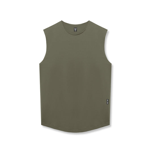 0757. AeroSilver® Cutoff Tank - Olive | ASRV