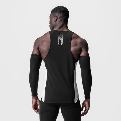 0949. Laser-Vent™ Singlet Tank - Black/White | ASRV