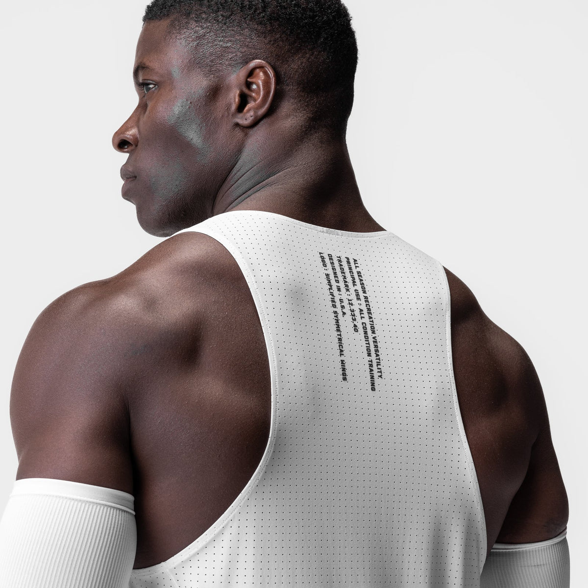 0949. Laser-Vent™ Singlet Tank - White | ASRV