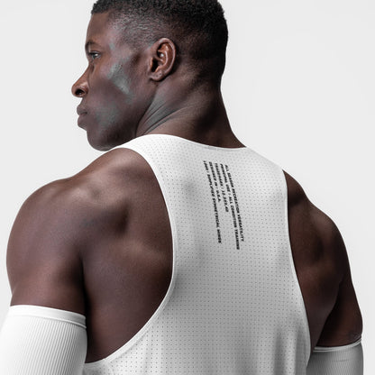 0949. Laser-Vent™ Singlet Tank - White | ASRV