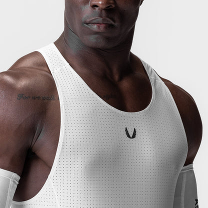 0949. Laser-Vent™ Singlet Tank - White | ASRV