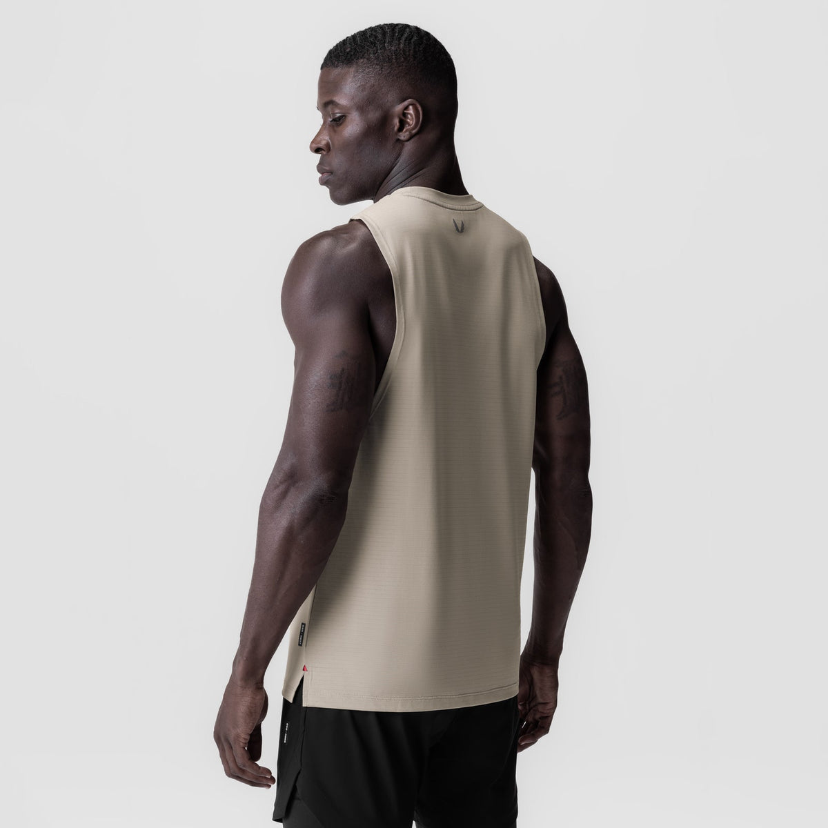 0837. 3D-Lite® 2.0 Lycra® Muscle Tank - Sand Smoke "RP" | ASRV