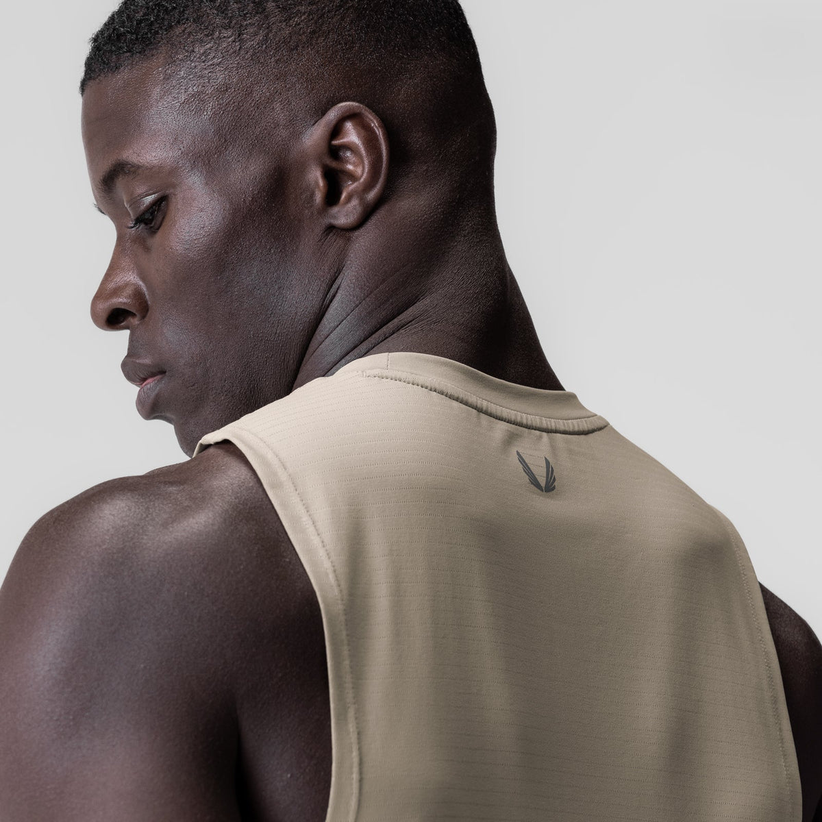 0837. 3D-Lite® 2.0 Lycra® Muscle Tank - Sand Smoke "RP" | ASRV
